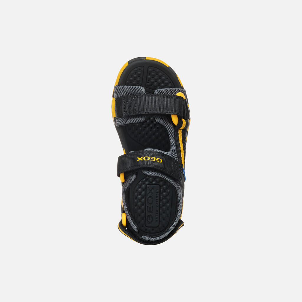 Sandały GEOX J BOREALIS B Czarny 7/7