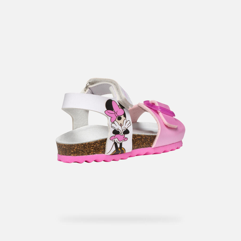 Sandály Geox Model B Sandal Chalki Girl Barva Bílý 6/7