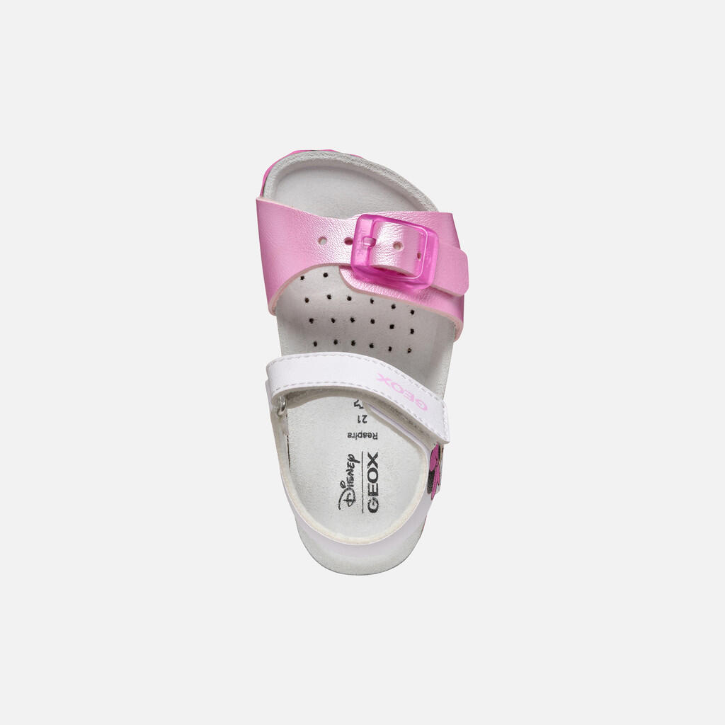 Sandály Geox Model B Sandal Chalki Girl Barva Bílý 7/7