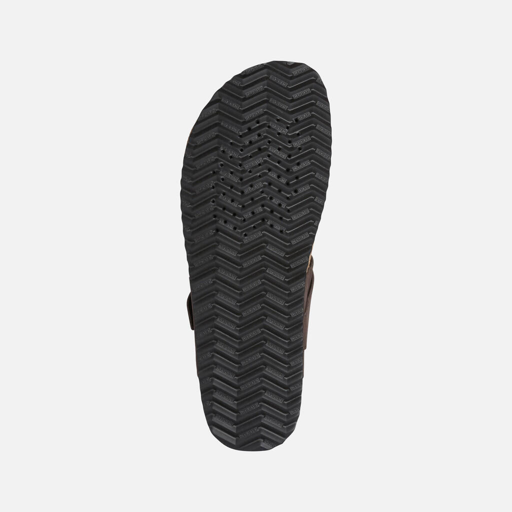 Sandales Homme U SANDAL GHITA Brun Foncé 7/7