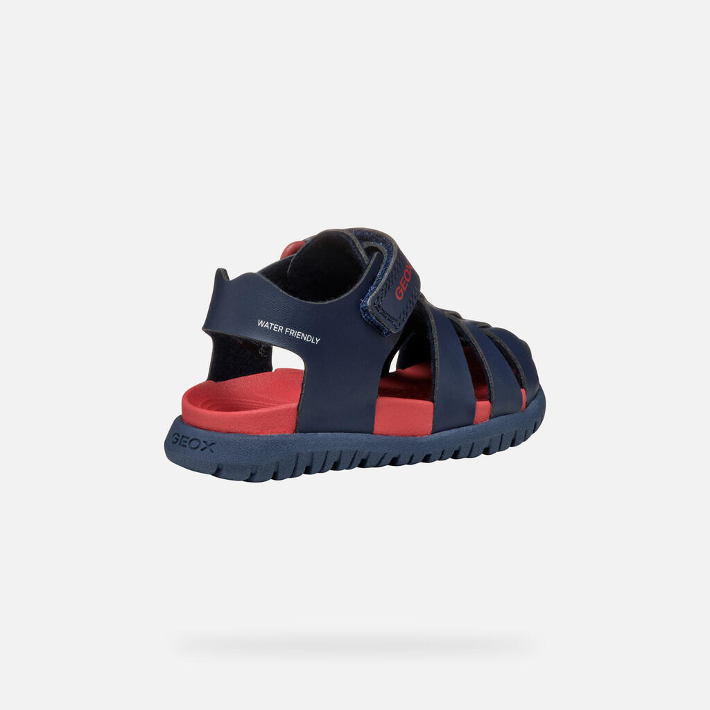 Sandales Bébé Garçon B SANDAL FUSBETTO BO Bleu Marine 6/7