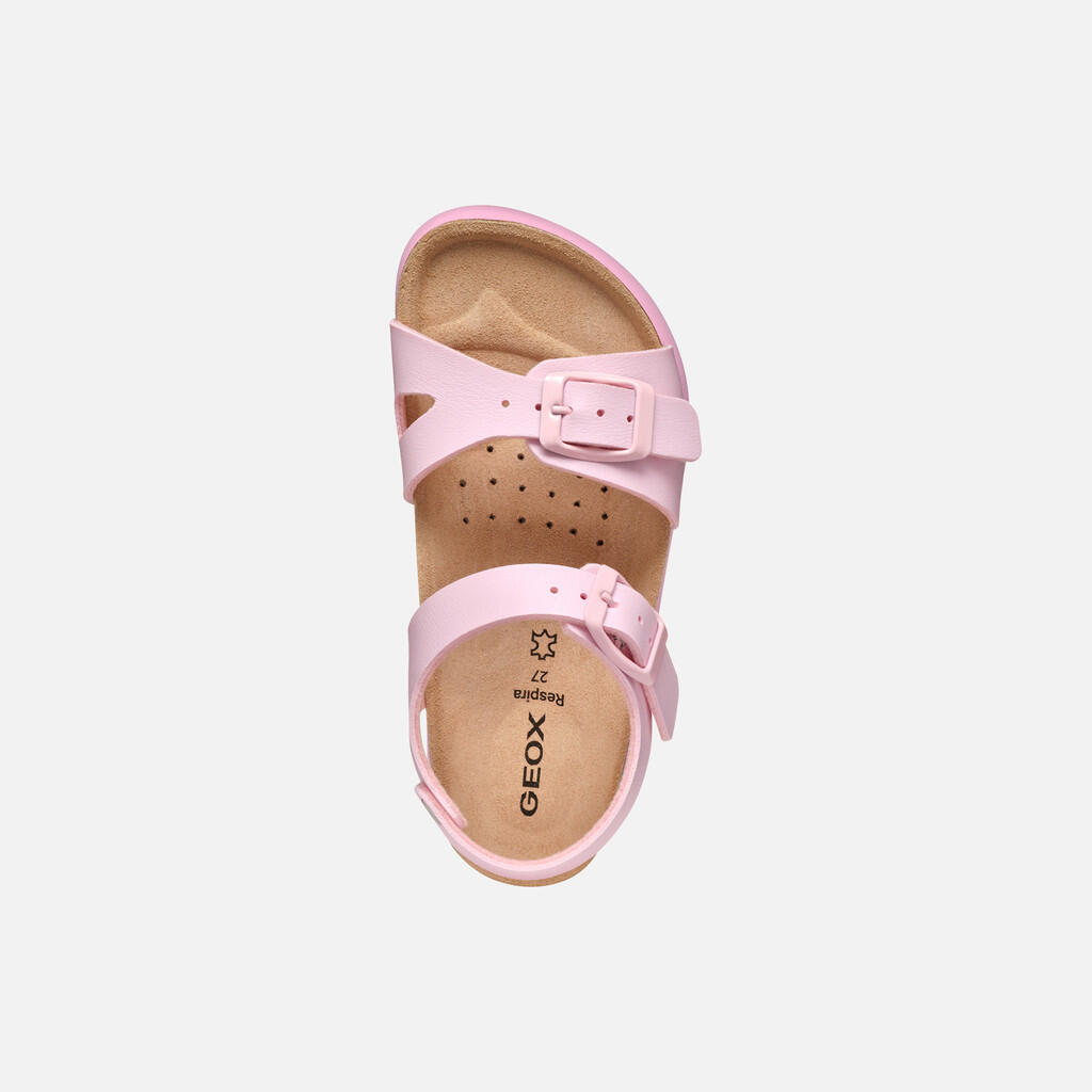 Sandales Fille SANDAL BUBBLEBOW GIRL Rose Clair 7/7