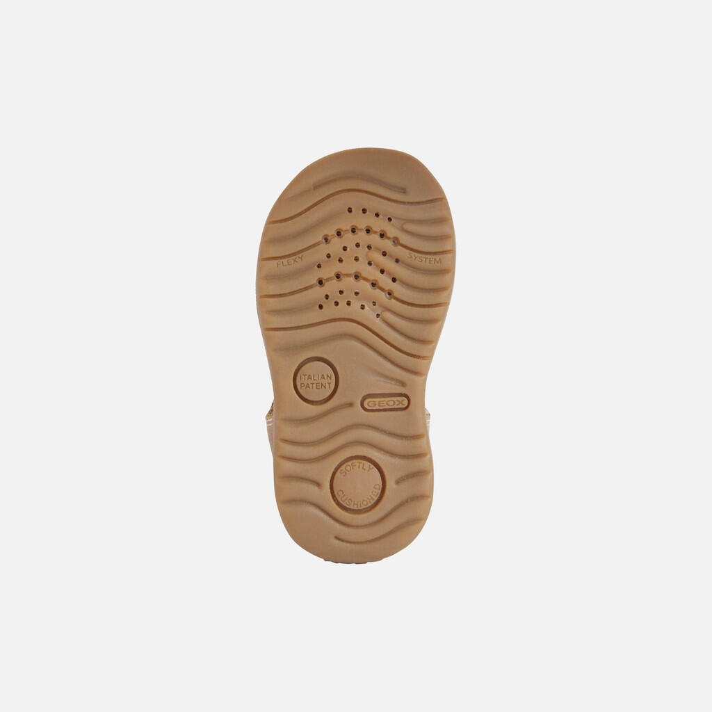 Sandały GEOX B SANDAL MACCHIA BOY Brązowy 7/7