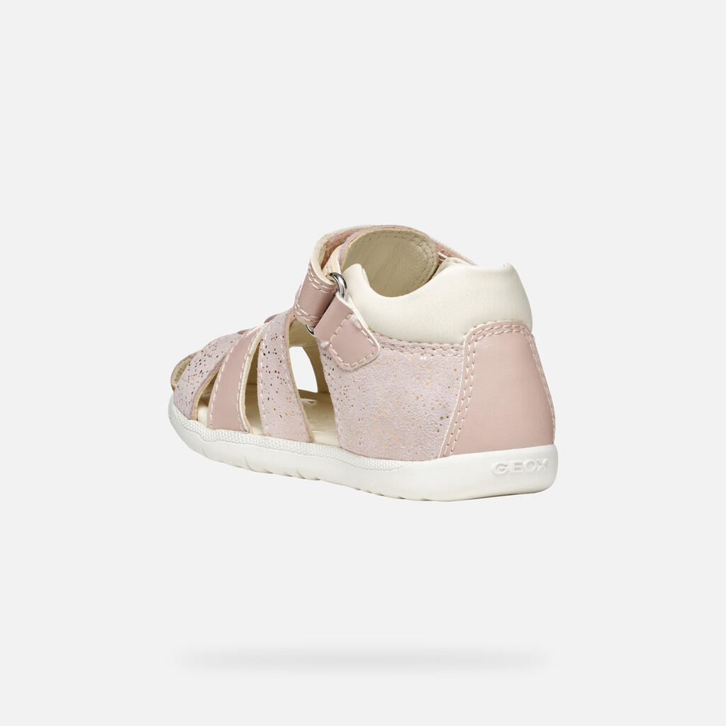 Sandały Geox Model B Sandal Macchia Gir Kolor Rose 5/7