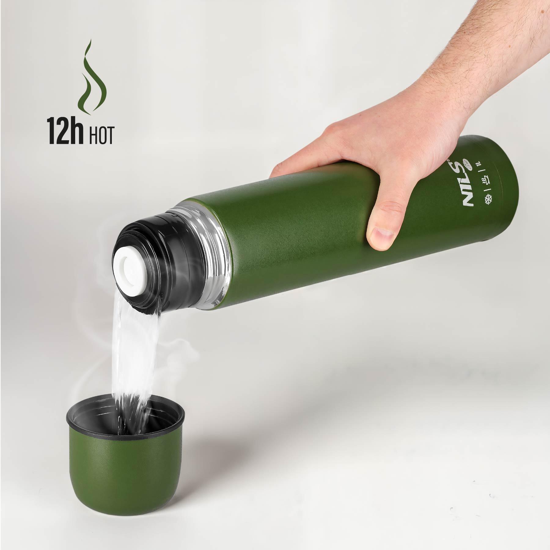 Thermos de voyage 1000 ml vert NC3804 NILS CAMP 3/7