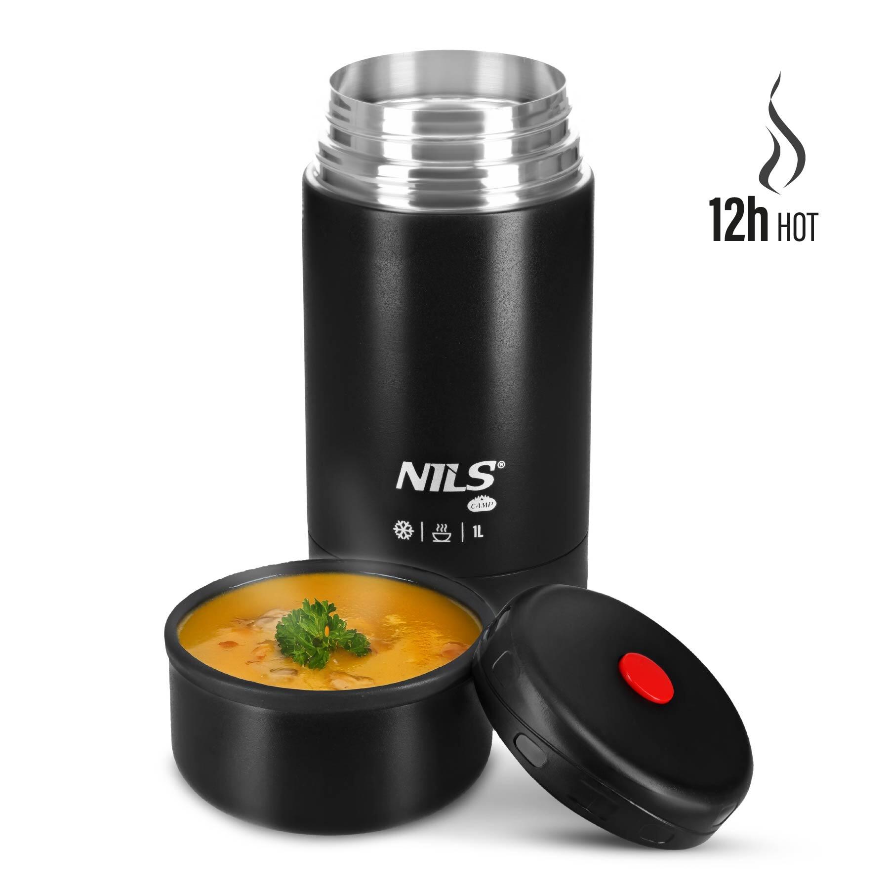 Thermos 1000ml noir NC3802 NILS CAMP 5/7