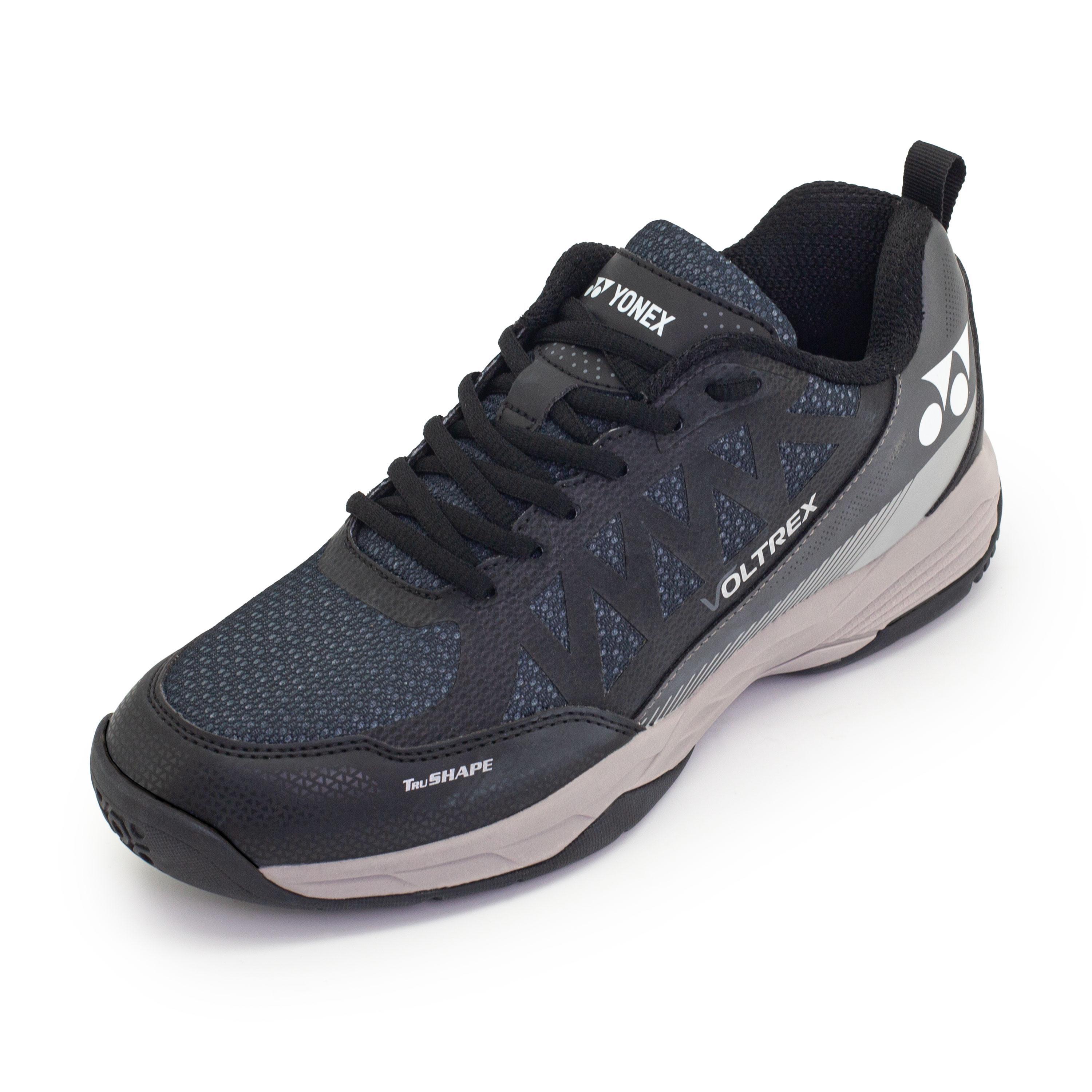 VOLTREX MEN SHOES BLACK DARK GREY SILVER