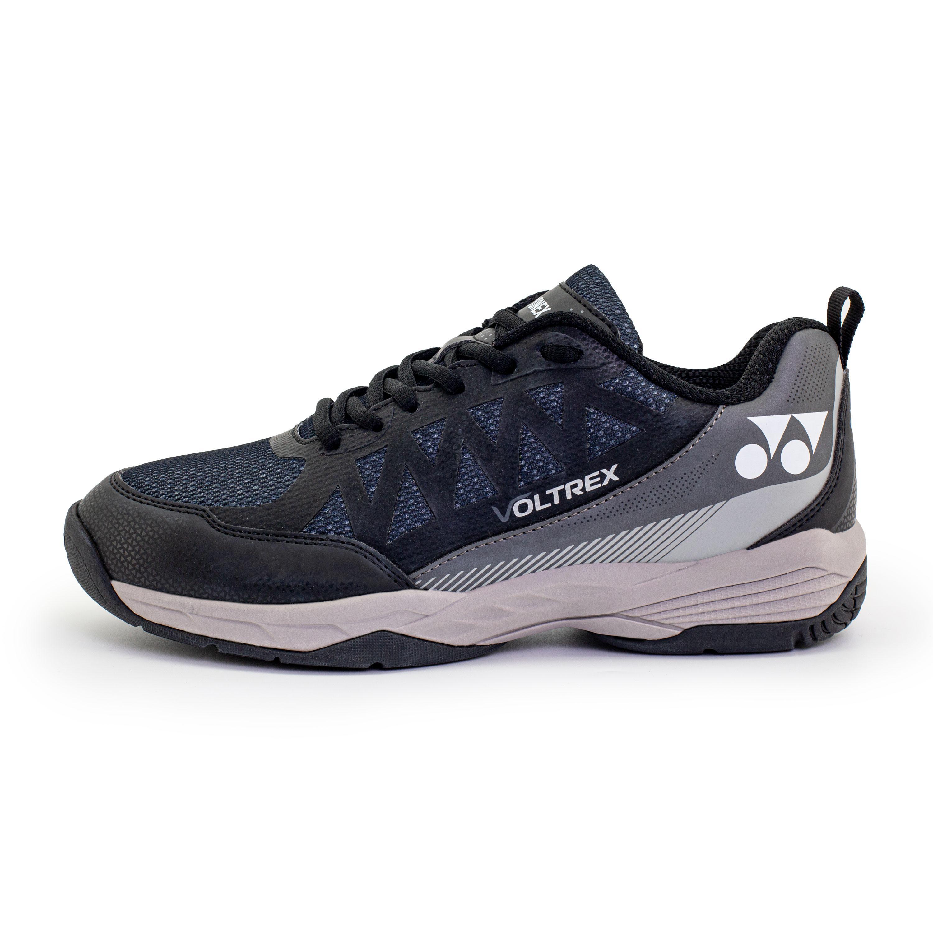 VOLTREX MEN SHOES BLACK DARK GREY SILVER