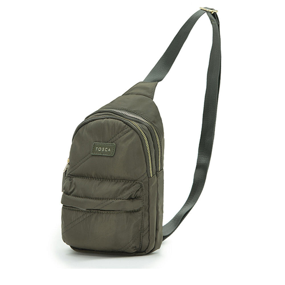 Tosca Shoulder Slinger Crossbody Utility Bag Stitch