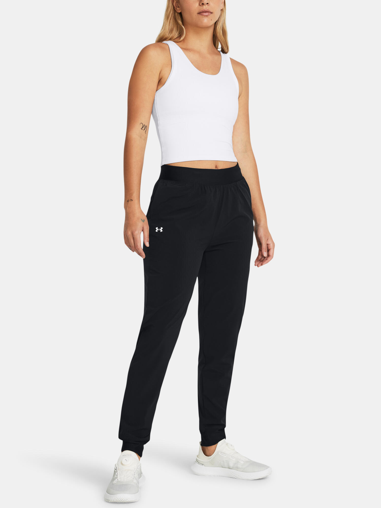 Pantalon de training femme Under Armour Sport High Rise tissé 6/6