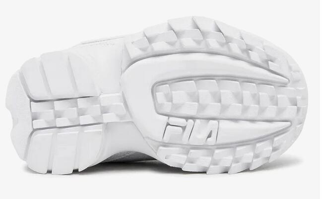 Scarpe bambino fila disruptor - bianco 4/7