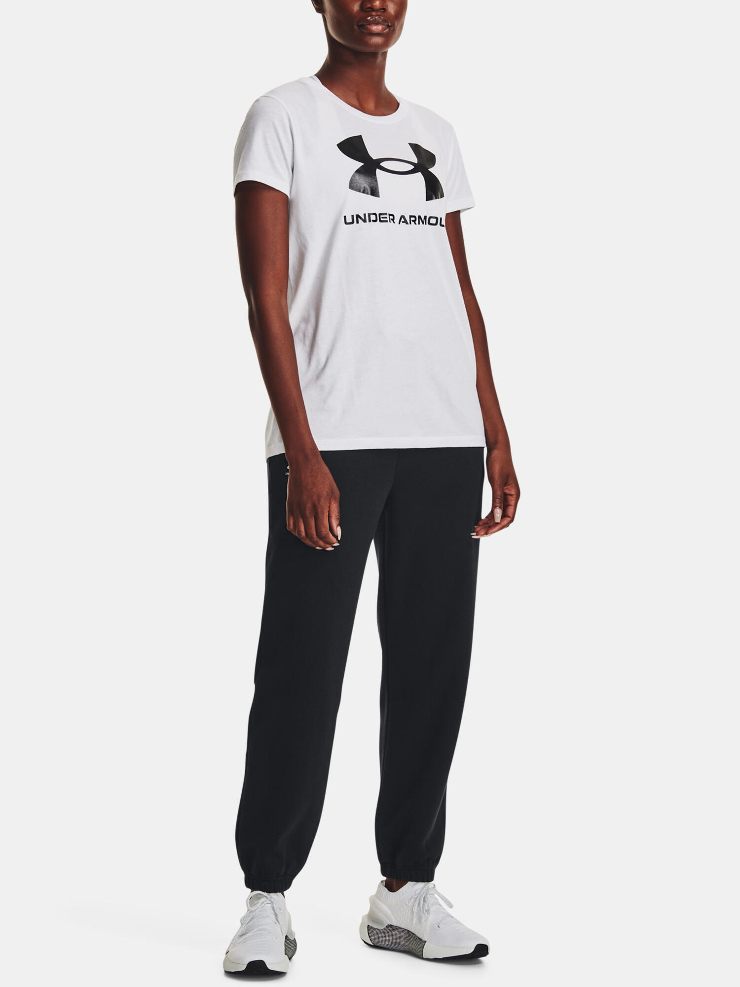 Pantaloni da allenamento Under Armour Essential Fleece Joggers da donna 6/6