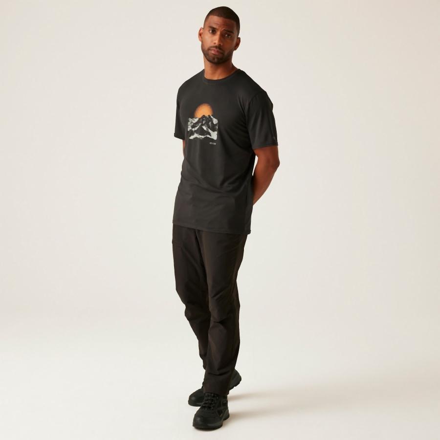 T-Shirt schnelltrocknend, feuchtigkeitsableitend Herren - Fingal Stretch 3/4