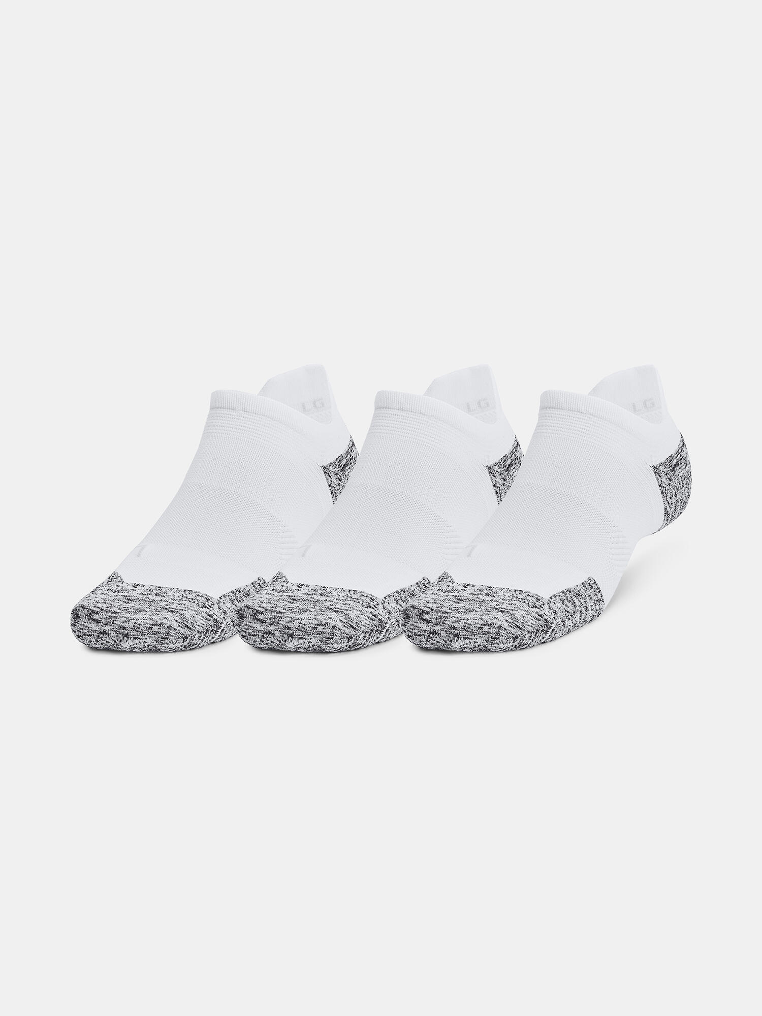 Under Armour Dry Run Cushion No Show hardloopsokken, 3 paar 1/4