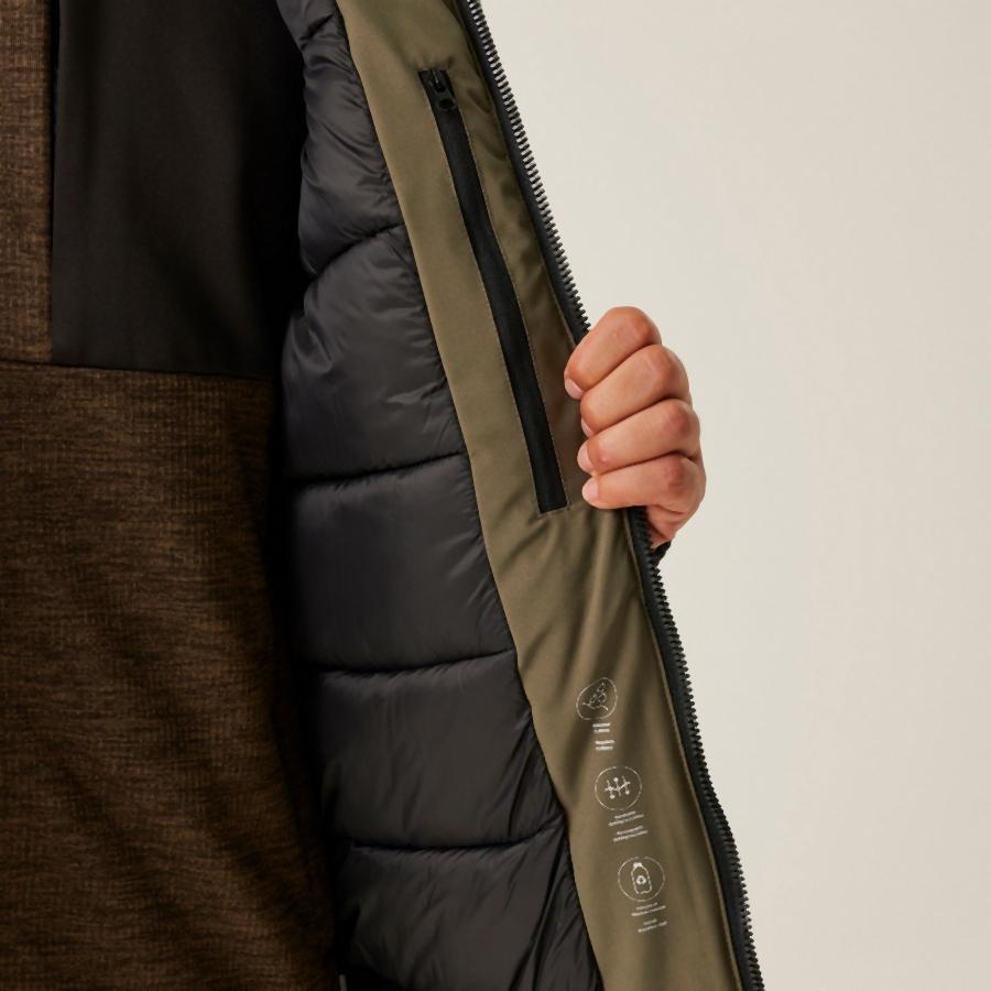 Casaco impermeável para homem REGATTA YEWBANK III. Verde RMP389 6/7