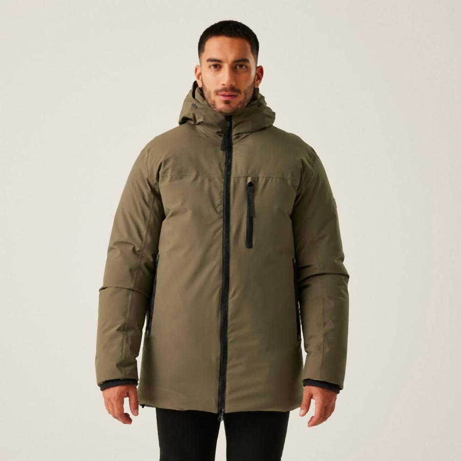 Casaco impermeável para homem REGATTA YEWBANK III. Verde RMP389 7/7