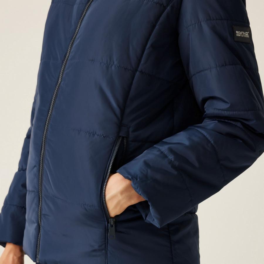 Dames pufferjack met capuchon Regatta Winnie Baffle 6/7