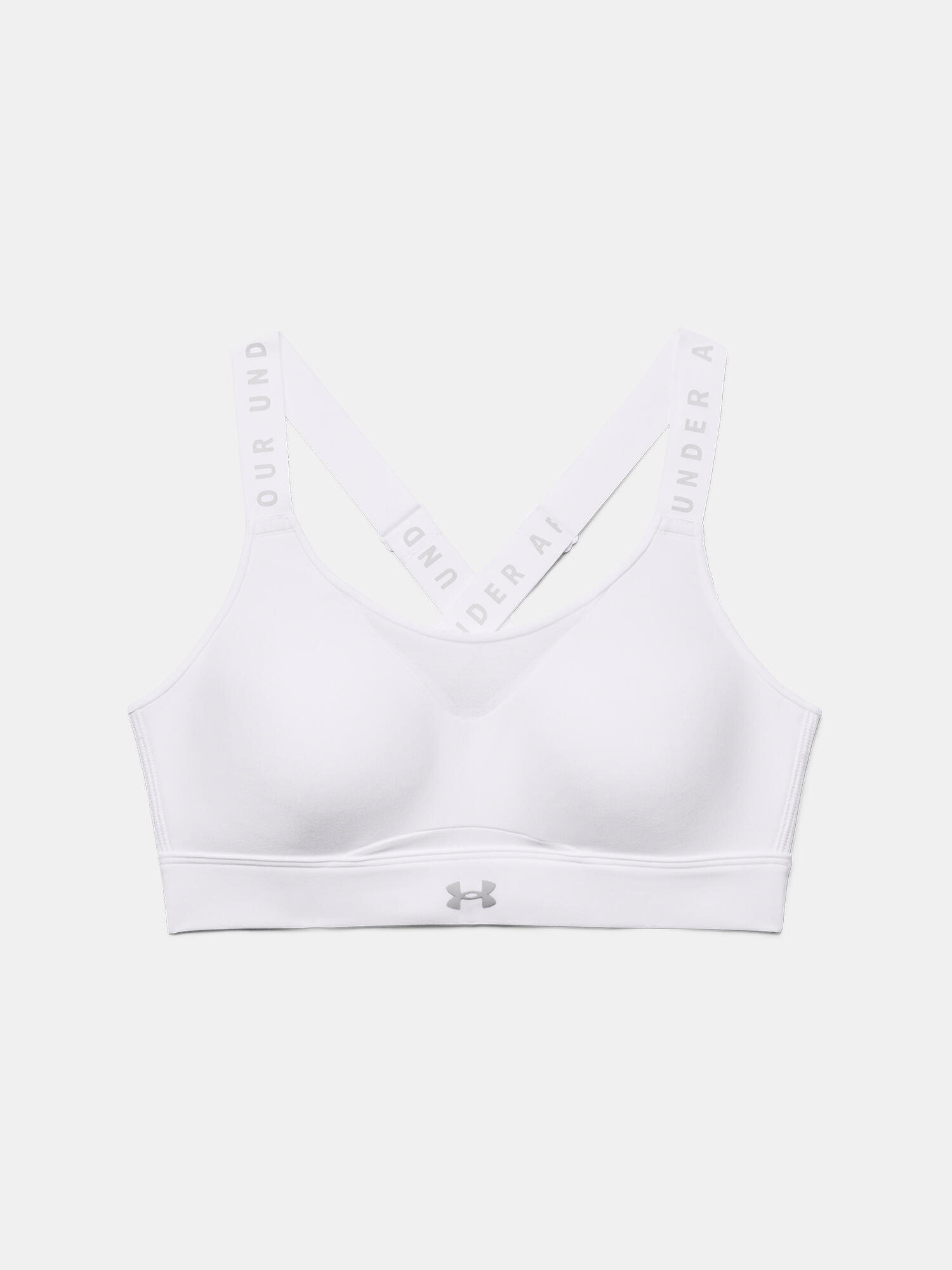 Top da bagno Under Armour UA Infinity bianco 3/5