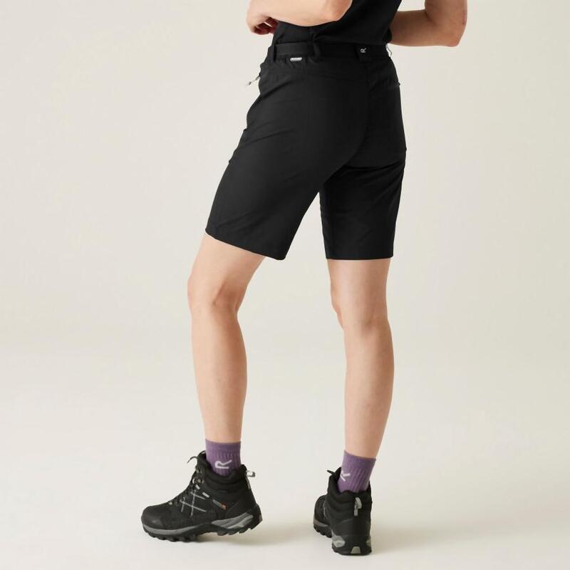 Outdoorshorts Xert Lt Bermuda Wandern/Outdoor/Trekking Damen Black Ohne