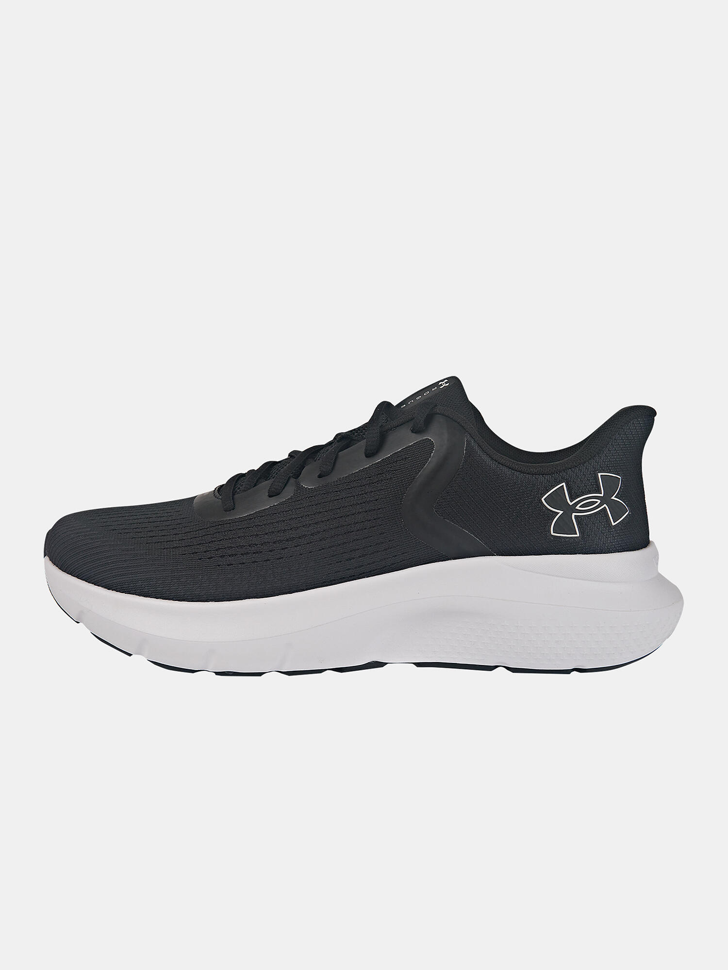 Chaussure de course UA Charged Rogue 5 pour homme Noir et blanc 2/5