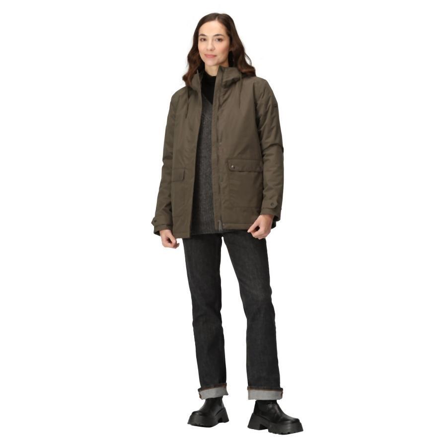 Giacca impermeabile con cappuccio donna Regatta Broadia 5/7