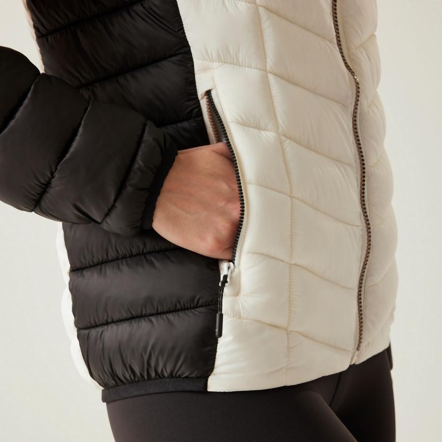 Doudoune Chaude Déperlante "Women's Hooded Dalent" - Regatta Blanc 38 6/7