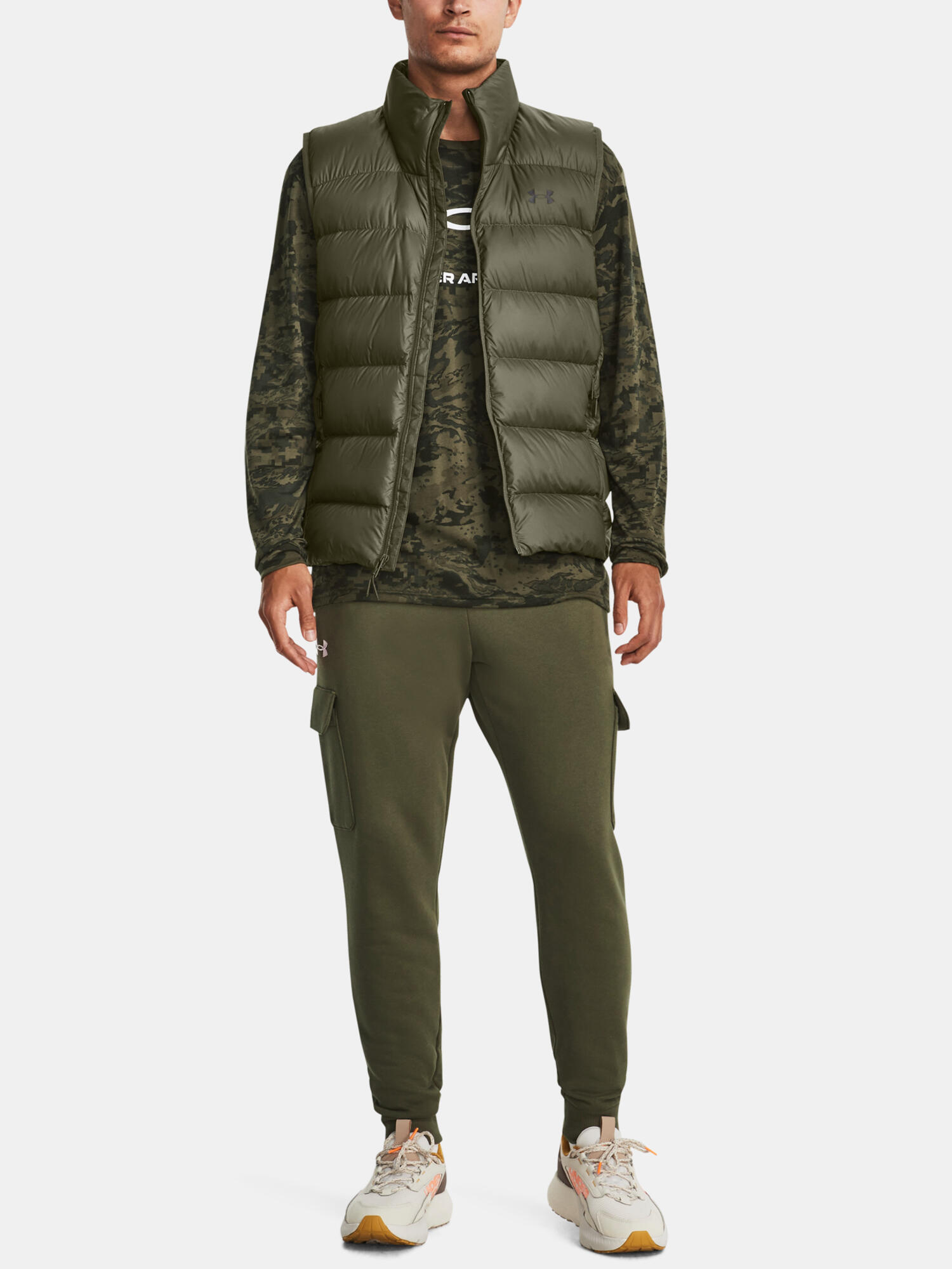 Spodnie Męskie Joggery Cargo Under Armour UA Rival Fleece Cargo Jogger L 6/6
