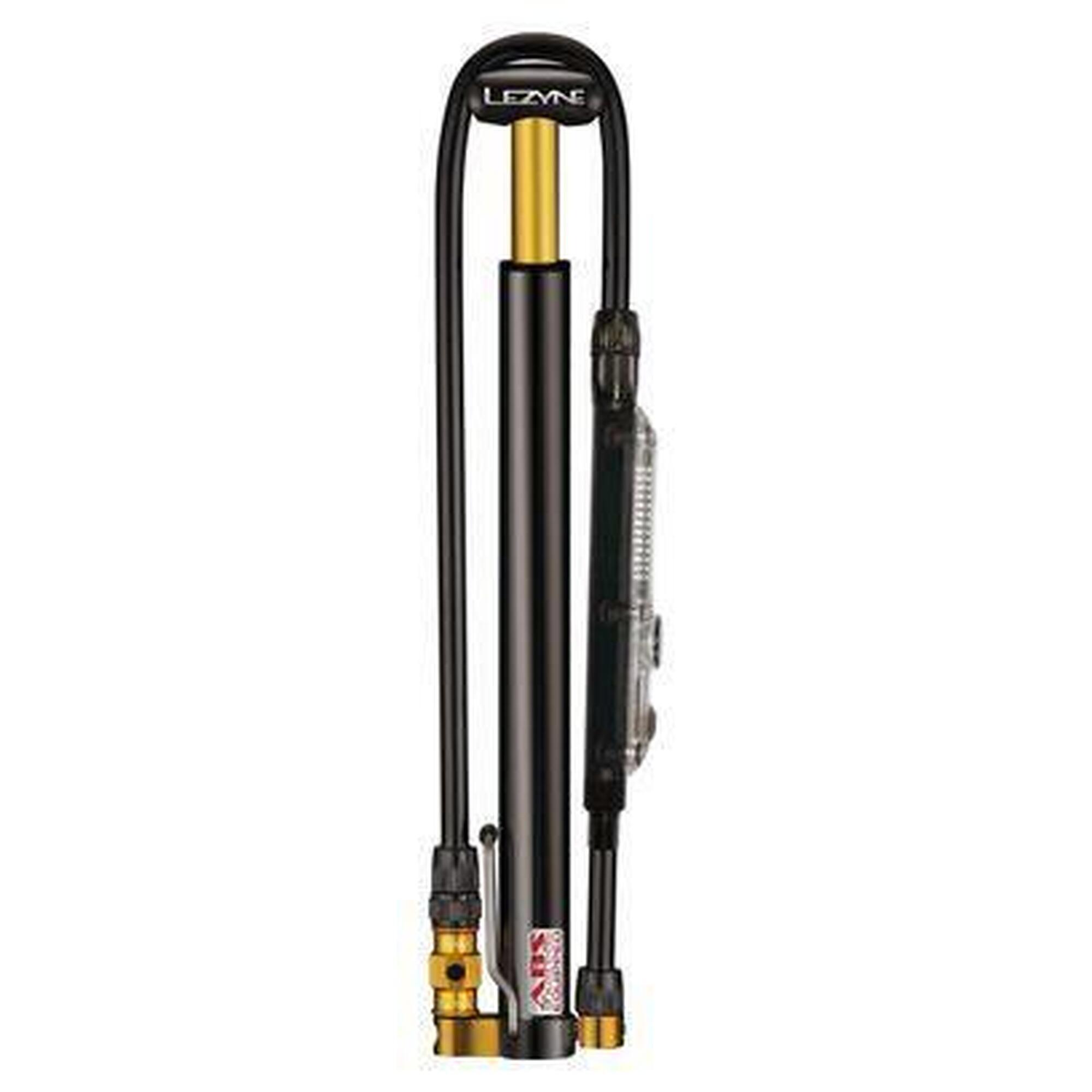 Pompe à Pied Lezyne Micro Floor Drive Digital HPG (Max 11 bar) Argent