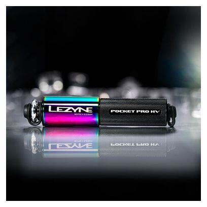 Pompe à Main Lezyne Pocket Drive Pro HV Noir/Neo Metallique