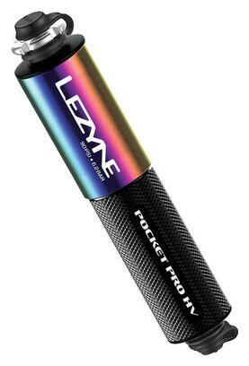 Lezyne Pocket Drive Pro HV Handpumpe Schwarz/Neo Metallic