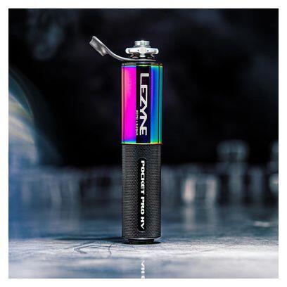 Pompe à Main Lezyne Pocket Drive Pro HV Noir/Neo Metallique