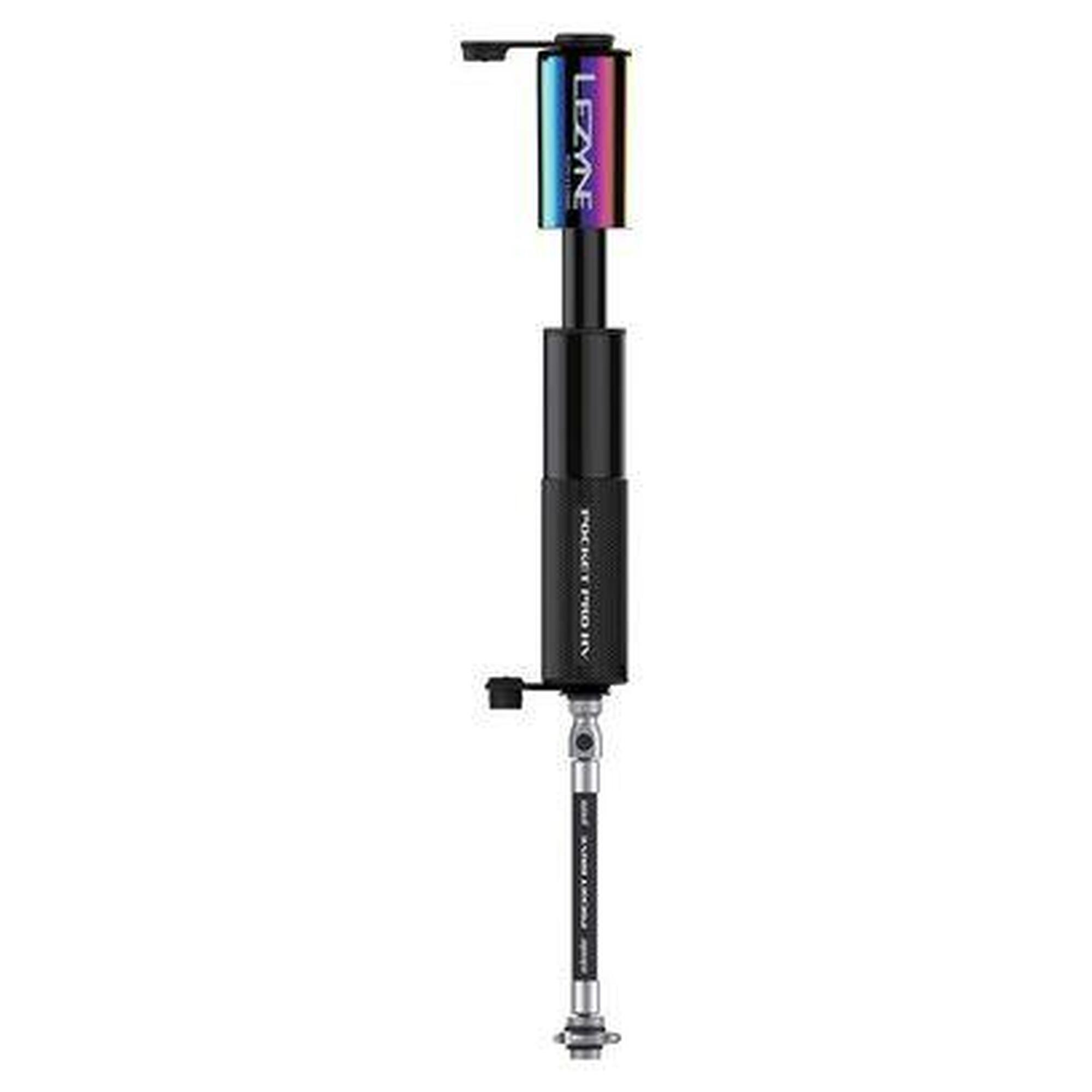 Pompe à Main Lezyne Pocket Drive Pro HV Noir/Neo Metallique