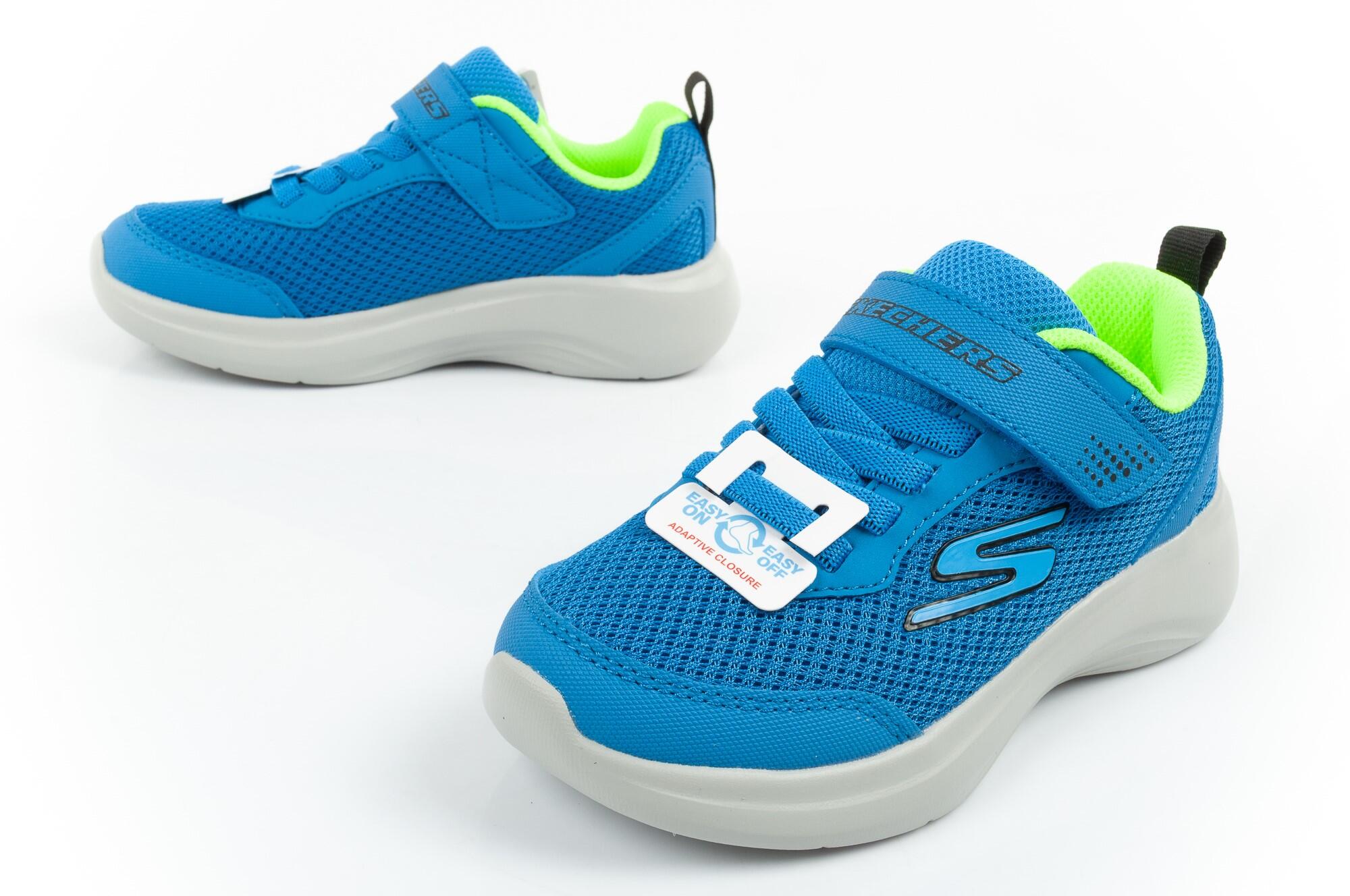 Schoen Skechers model 403615LBLU voor jongens 5/7
