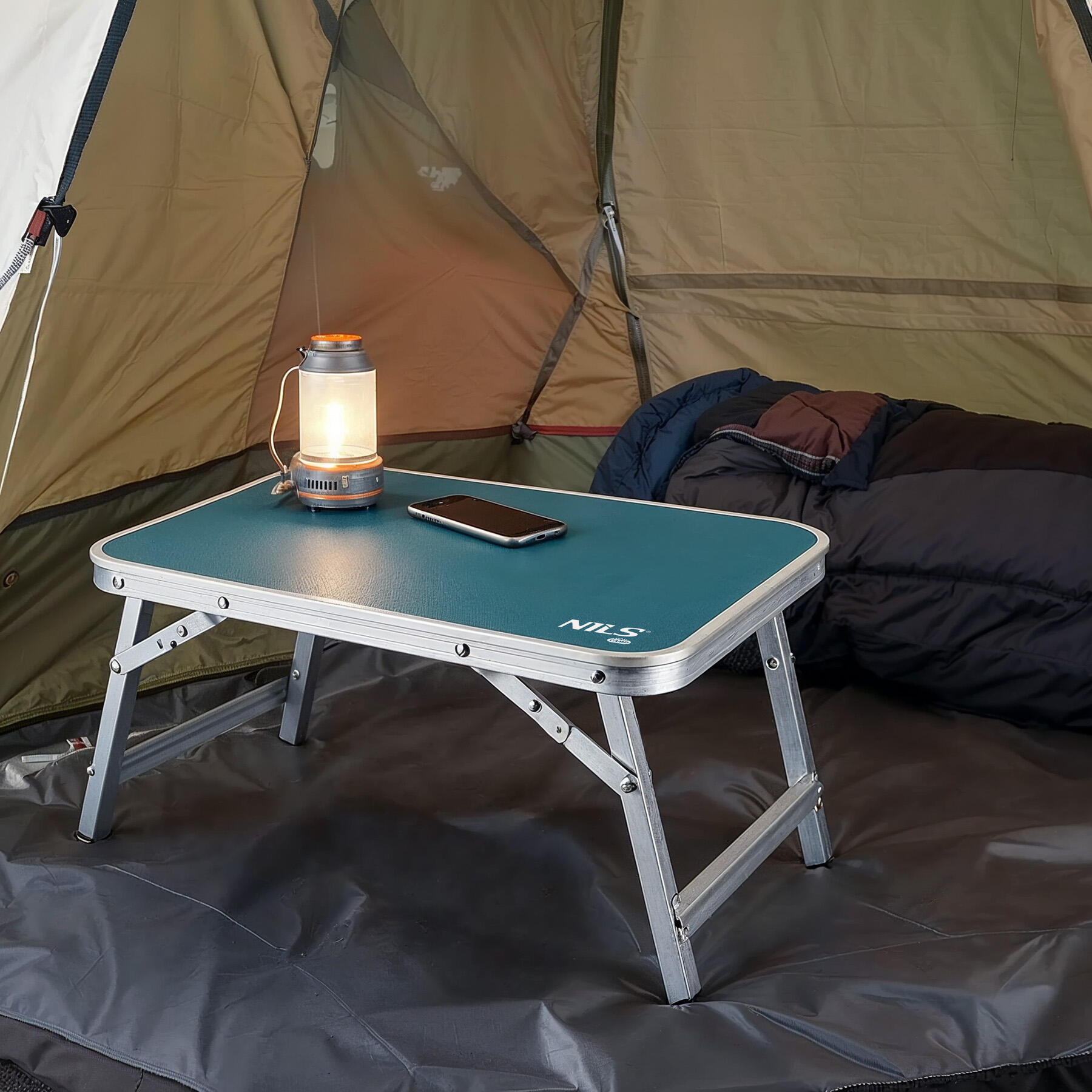 Lage opvouwbare kampeertafel 50x30x20 cm NILS CAMP NC3403 2/7