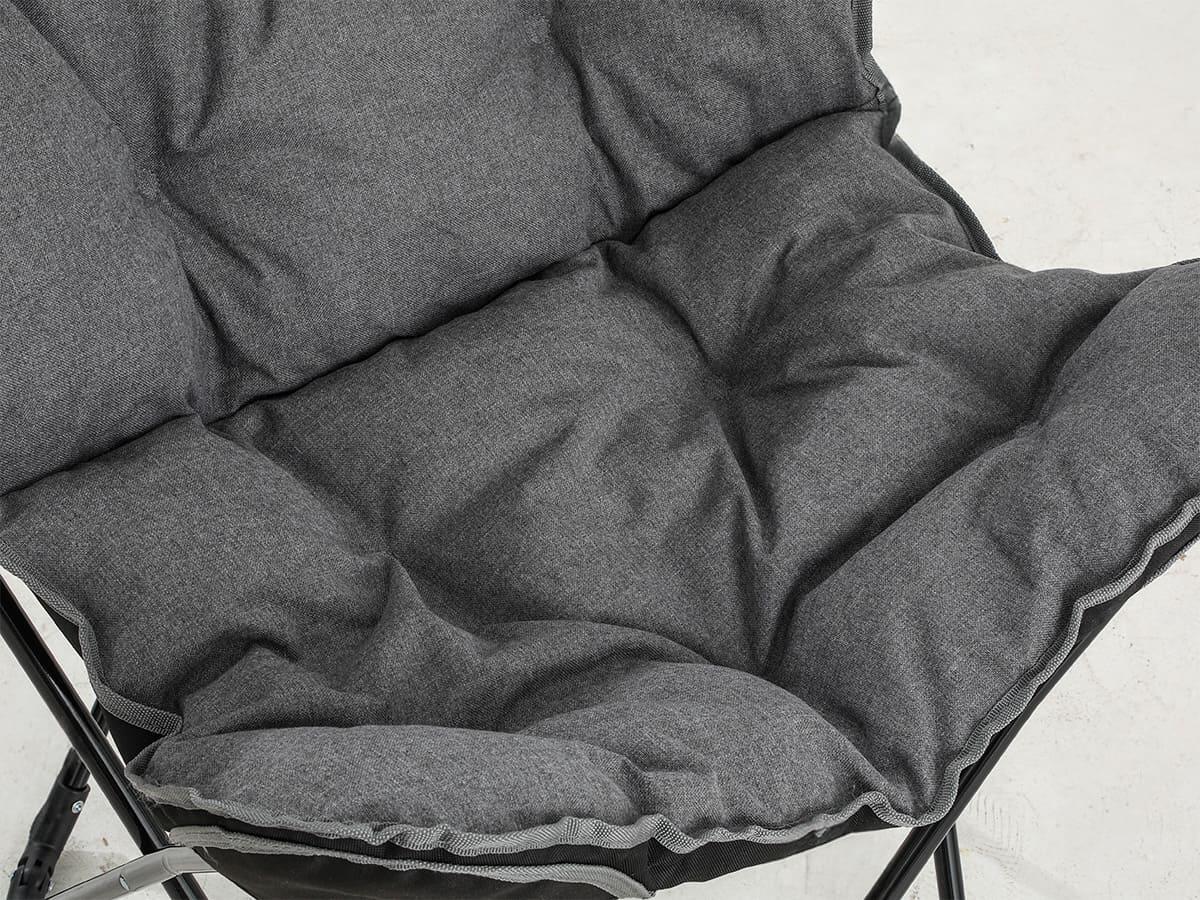 Sedia pieghevole Tolga - Sedia da campeggio XL con imbottitura - peso 3,5 kg 3/7