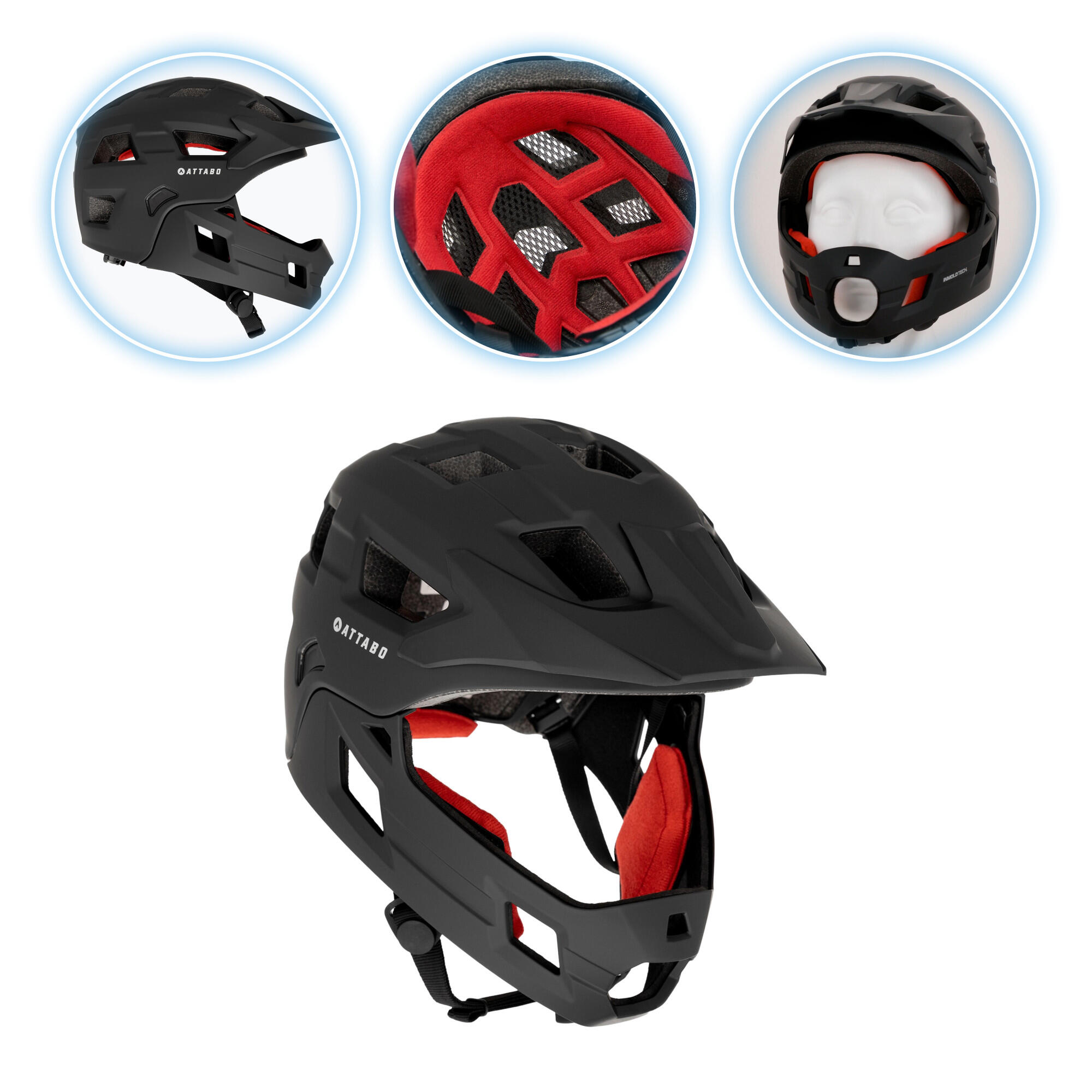 ATTABO Dětská cyklistická přilba Predator