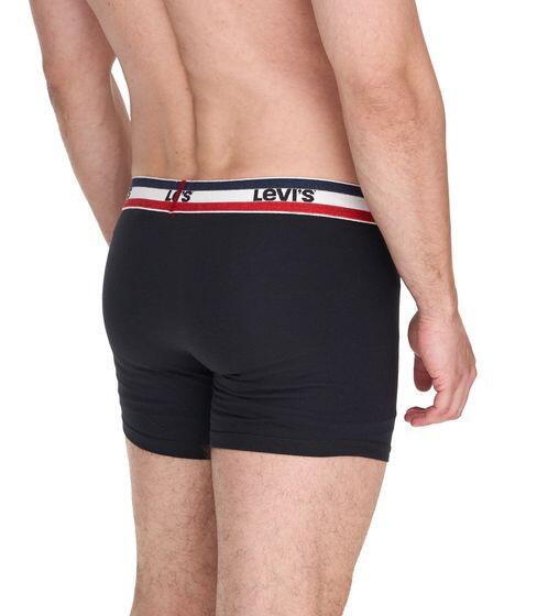 Boxers pour hommes Levi&amp;amp;#39;s Boxers 5-Pack noirs gris coton 5/7