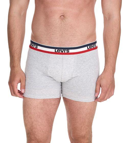 Boxers pour hommes Levi&amp;amp;#39;s Boxers 5-Pack noirs gris coton 2/7