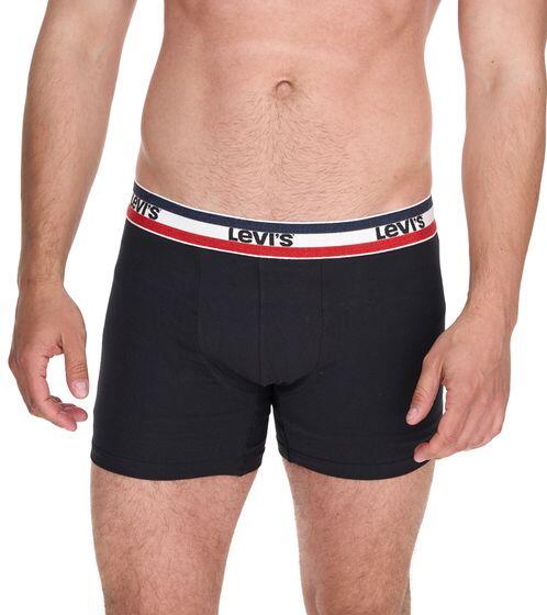 Boxers pour hommes Levi&amp;amp;#39;s Boxers 5-Pack noirs gris coton 3/7