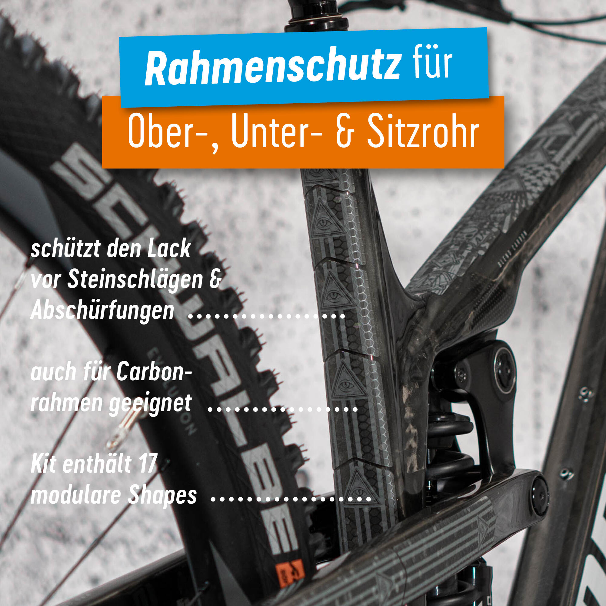 Zestaw folii ochronnej na ramę Riesel Design Frame:Tape 3000 3/7