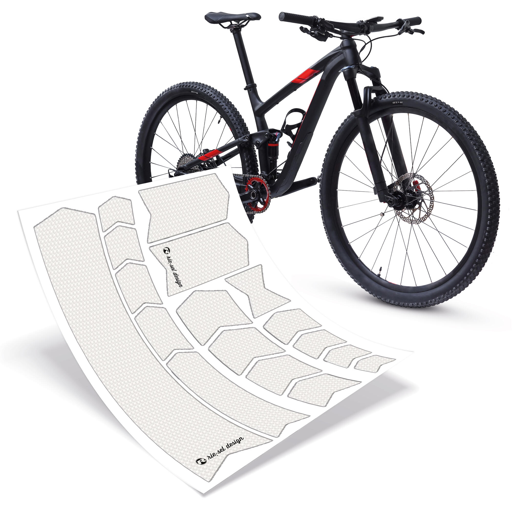 RIESEL DESIGN Frame beschermingsfolie kit Riesel Design Frame:Tape 3000 Clear