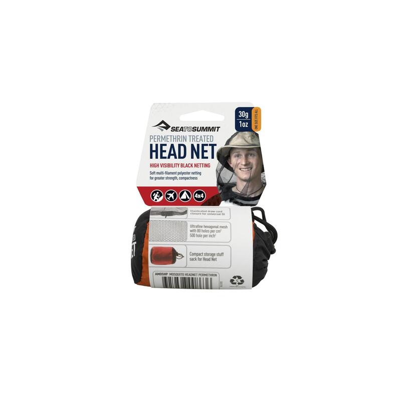 Moskitiera Head Net Permethrin Treated
