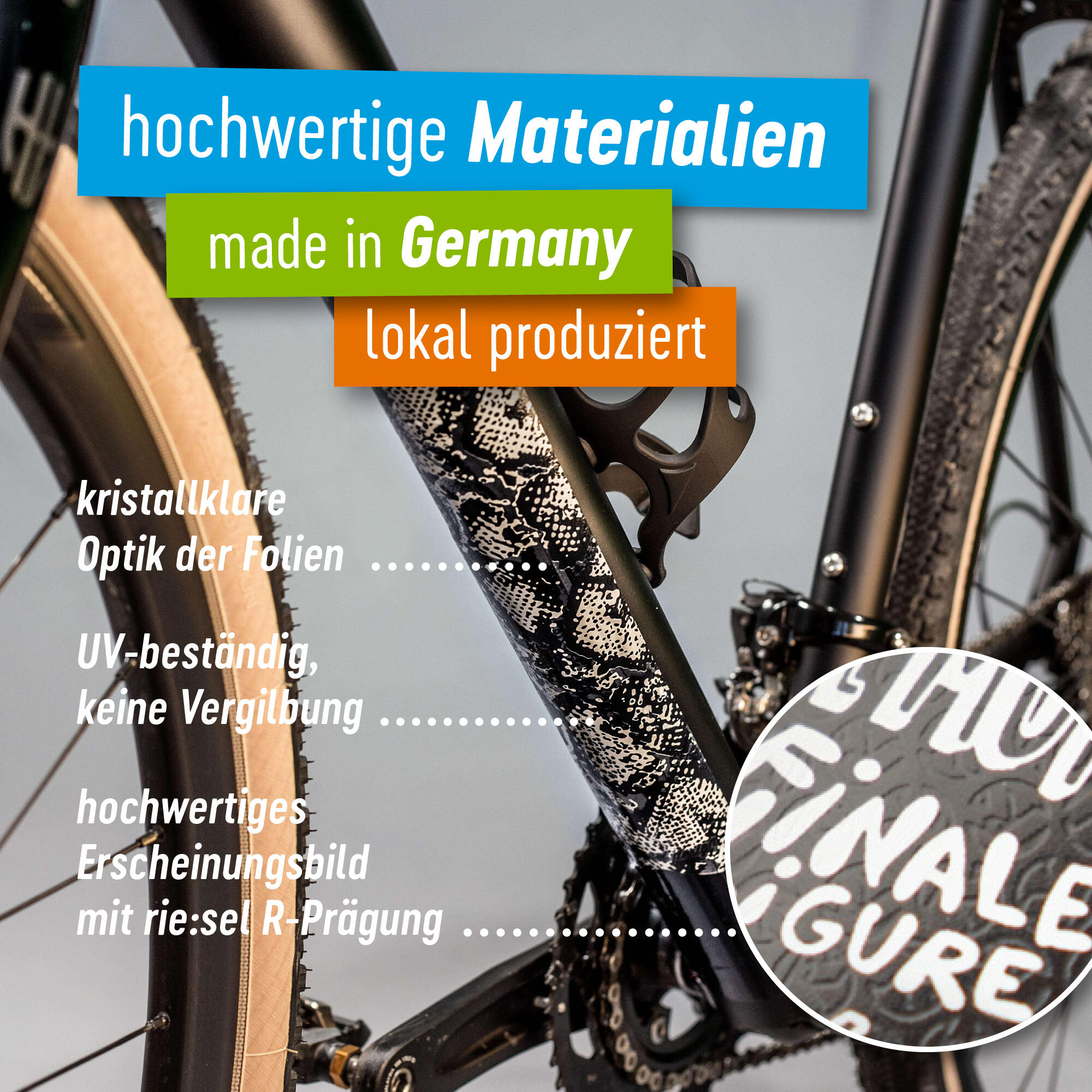 Kit Rahmenschutzfolie Riesel Design Frame:Guard Snake 4/7