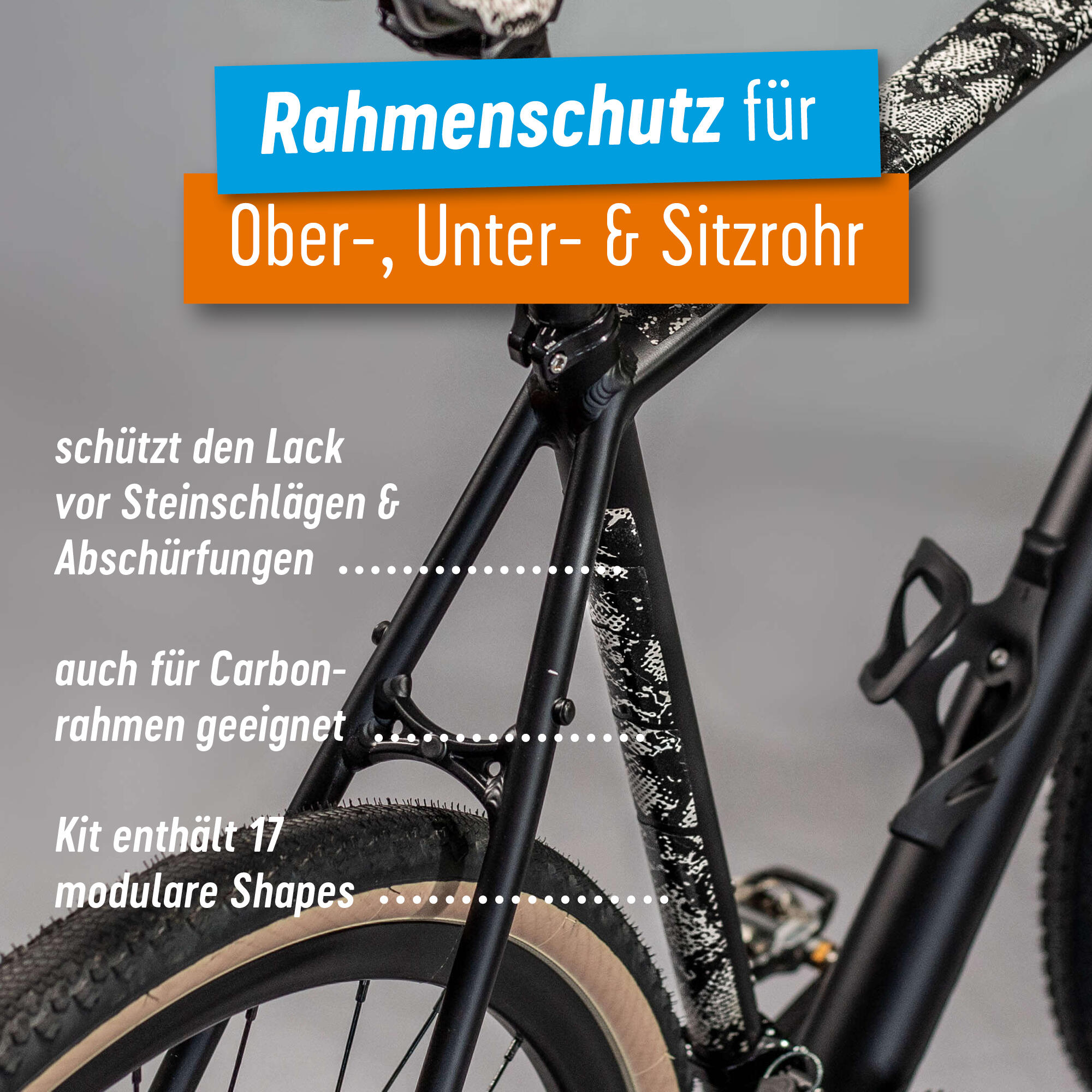 Kit Rahmenschutzfolie Riesel Design Frame:Guard Snake 3/7