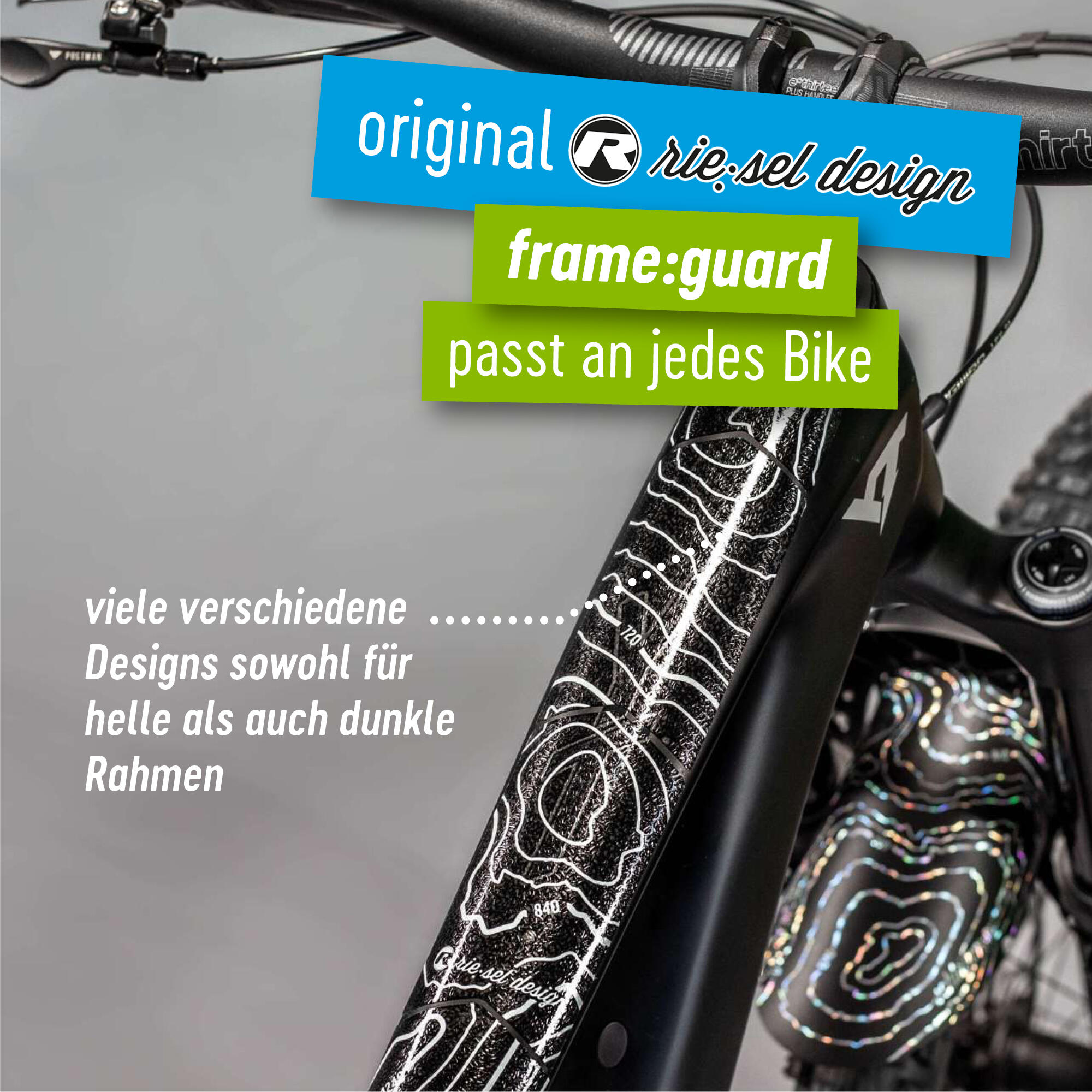 Kit film de protection cadre Riesel Design Frame:Guard Hohenlinien 2/7