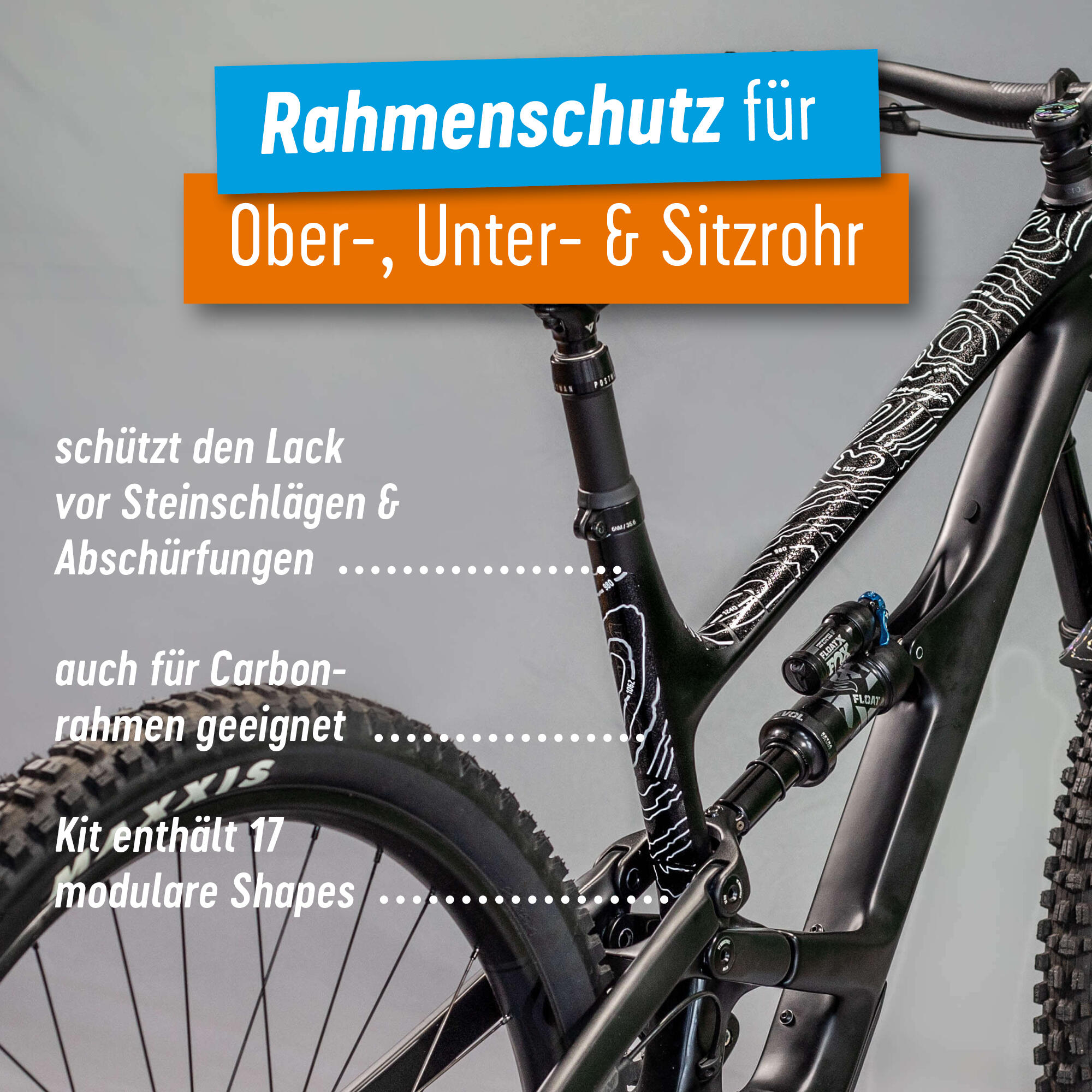 Kit film de protection cadre Riesel Design Frame:Guard Hohenlinien 3/7