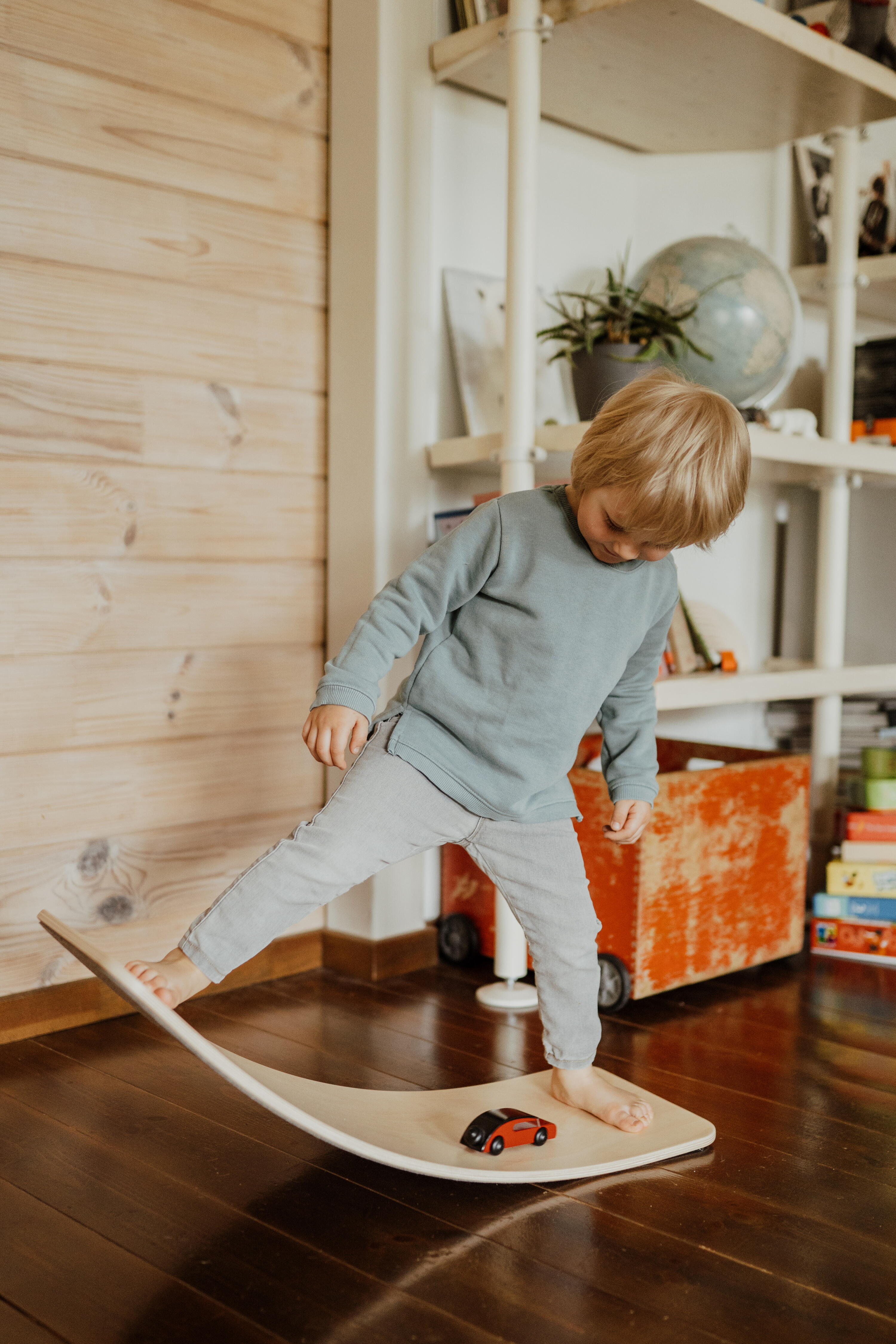 Set triangolo di arrampicata con Pedana d’Equilibrio, Montessori, Pastello 4/9