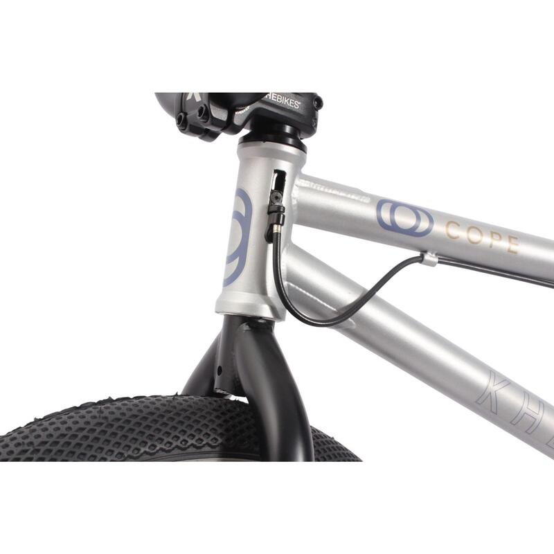 Bicicletă BMX pentru adulți argintie COPE 20 inch 11,1 kg