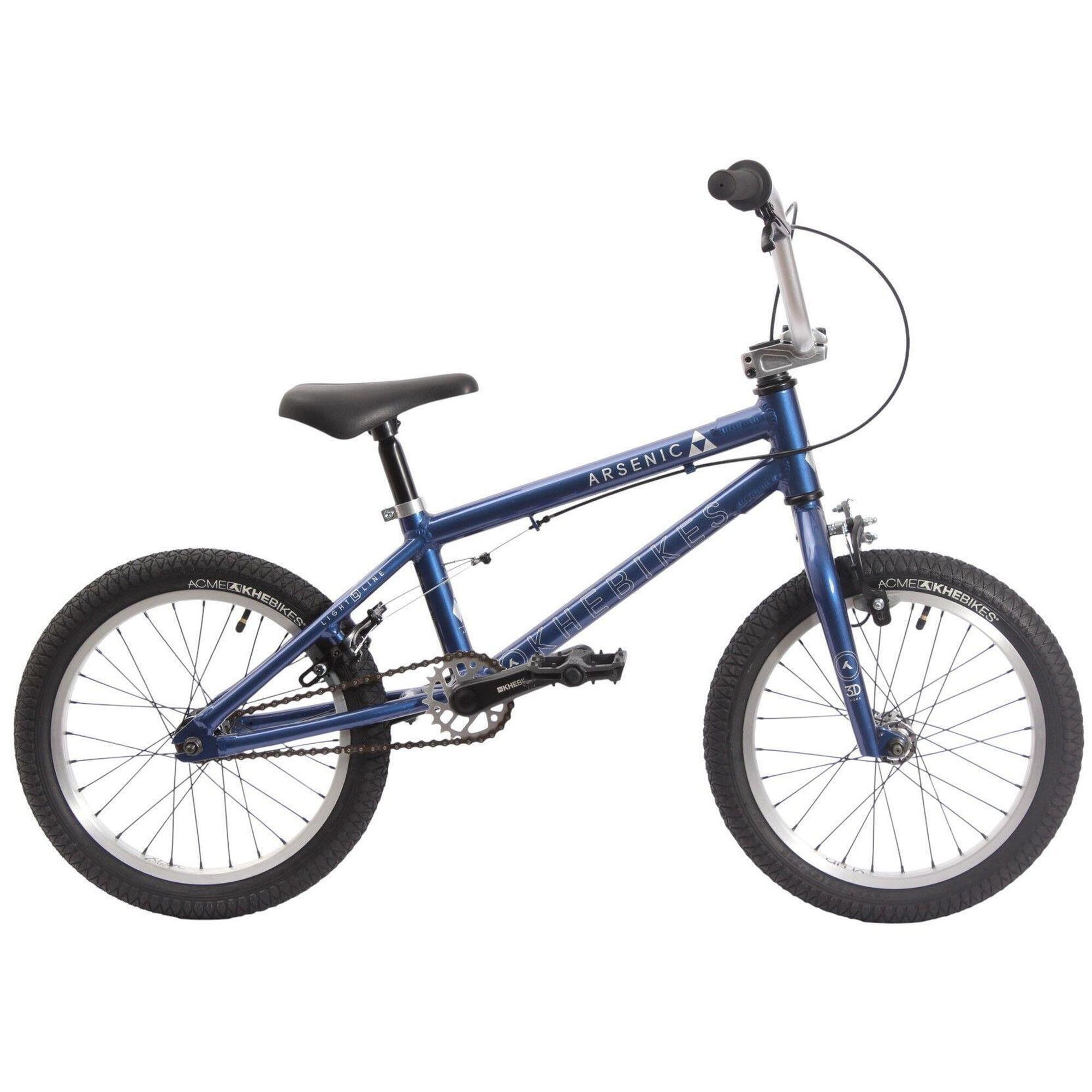KHEBIKES Dětské BMX kolo ARSENIC LL modré 16" hliník 7,9kg
