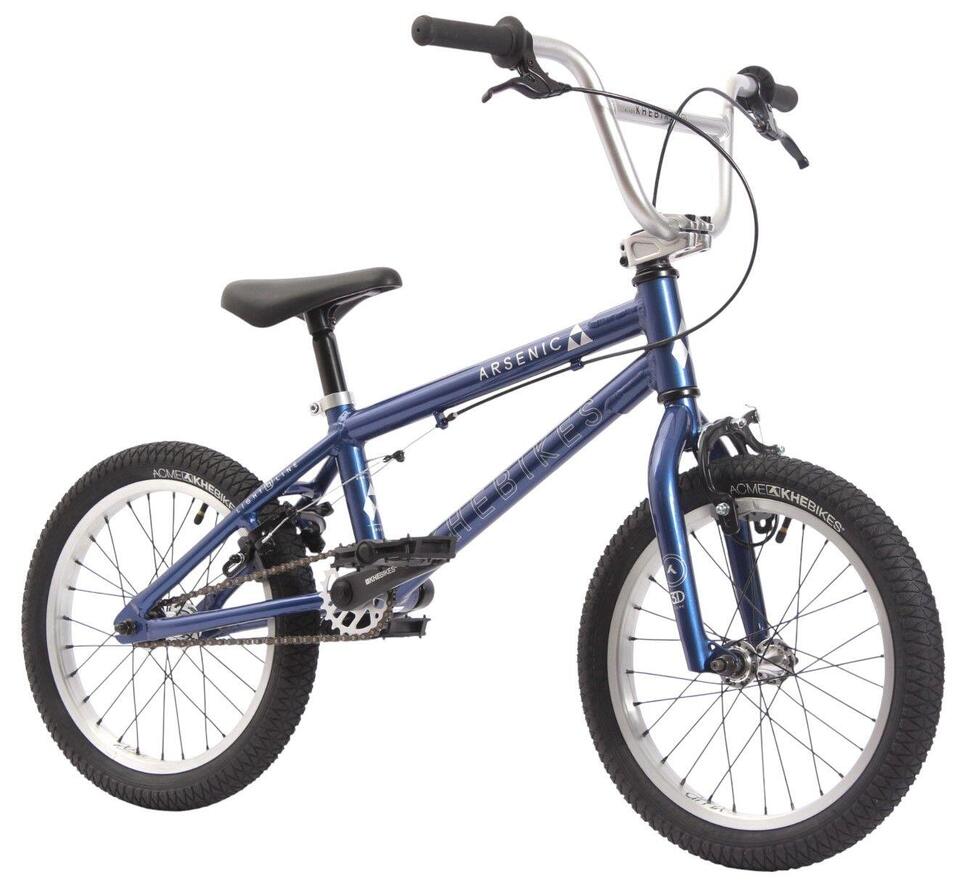 Rower BMX aluminiowy dziecięcy ARSENIC LL niebieski 16